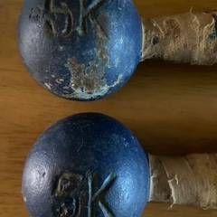 鹿屋市から鉄アレイ　ダンベル　5キロ2個セットの画像