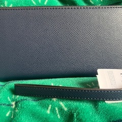COACH 長財布　ダークブルーの画像