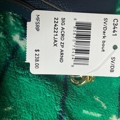 COACH 長財布　ダークブルーの画像