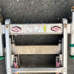 【SFU】ナカオ 3REN-9.0A 3連伸縮ハシゴ レン太 9m アウトリガー付 【現状渡し品】の画像