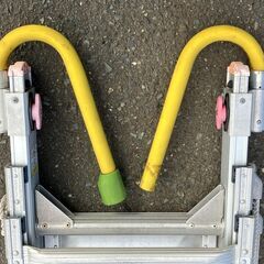 【SFU】ナカオ 3REN-9.0A 3連伸縮ハシゴ レン太 9m アウトリガー付 【現状渡し品】の画像