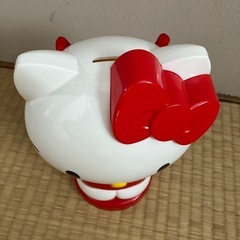キティ　貯金箱の画像