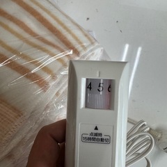 洗える電気毛布の画像