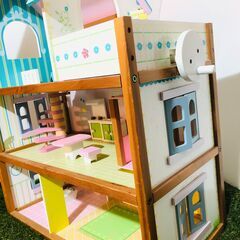 木製　ドールハウス 　大型の画像