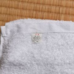 日本製　大型バスタオル白の画像