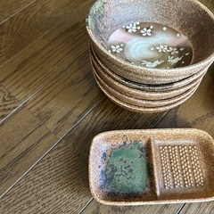 日本そば用食器セットの画像