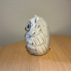 幸福。ロイヤルアーデン フクロウ 陶器。置物。インテリアの画像