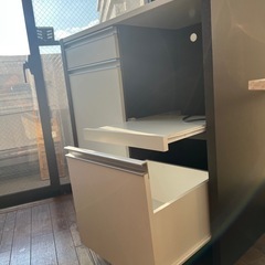 一人暮らし用　キッチン収納の画像