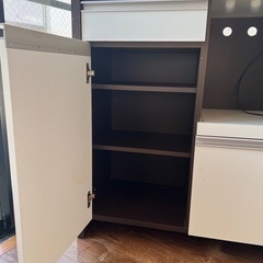 一人暮らし用　キッチン収納の画像