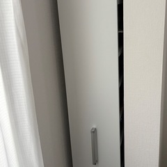 美品★ニトリ★キッチン・洗面所 隙間収納 ホワイト幅24cmの画像