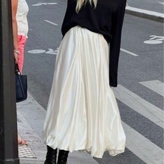 新品⭐︎ シフォンロングスカートの画像