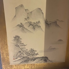 びょうぶ 屏風 古美術 美術品の画像