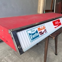 70s コカコーラ冷蔵庫上ランプ /ヴィンテージ照明スプライトレトロの画像