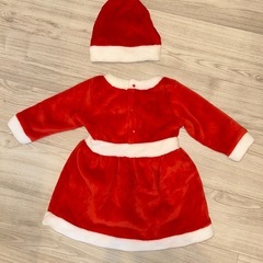 【クリスマスに🎄】90サイズのサンタドレス☆超可愛いです♡の画像