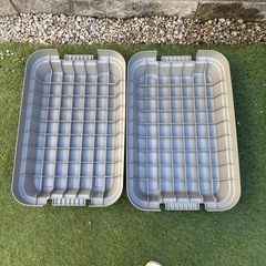 【2点セット】トランクカーゴ  コンテナボックス 50L グレー の画像