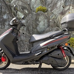 ヤマハ　シグナスx シグナス125XSR 四型　SEA5J 実動！　セル1始動　リアボックス付き　始動動画あり　直接引き取り可　現車確認の画像