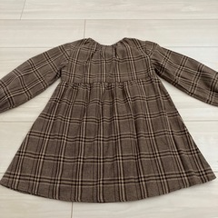 プティマイン　長袖　ワンピース　100センチの画像
