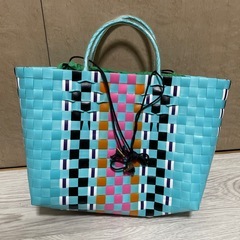 ベトナムにて購入カゴバッグの画像