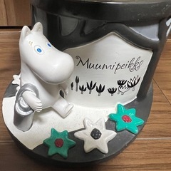 ムーミン　プランターカバー　植木鉢の画像
