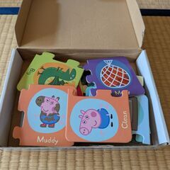 🧩 英語学習パズル 2セット（First Words & Peppa Pig Opposites）の画像
