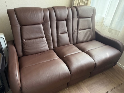 値下げ中‼️リクライニングソファ