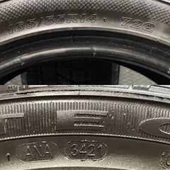 KENDA KR36 ICETEC NEO 165/55R14 14インチ スタッドレス 2本 21年製 バリ溝 ライフ セルボ パレット モコ スピアーノ アルト等　(MTA120)クレジットカード QRコード決済可能の画像