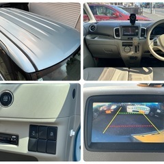 車検R8/8迄 TV ナビ  Bluetooth ETC タイヤバリ山　スズキ　スペーシアの画像
