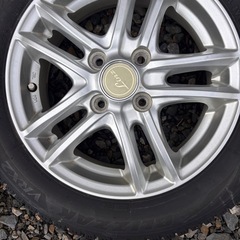 軽自動車14インチホイール　
ブリヂストンスタッドレスタイヤ155/65r14155/65r14の画像