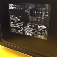 【美品】電子レンジ YAMAZEN 山善 YRV-F230（B) 2022年製 フラット庫内:ブラックの画像