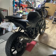 ニンジャ250R バーハンドルカスタム　ストリートファイター　ジムカーナ　自賠責付の画像