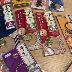 干支　不揃いなキーホルダーセット^ ^の画像