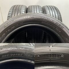【走行短め】DUNLOP SP SPORTMAXX 050 235/55R20 20インチ 夏タイヤ 4本 21年製 レクサスRX ムラーノ等　(KTT656)クレジットカード QRコード決済可能の画像