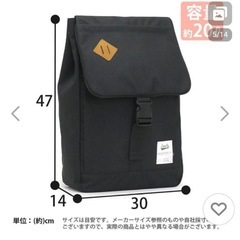 Anello WESTEN'IT リュックサック　20Lの画像