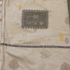 西川ベビー布団　羽毛かけふとんからマットまで含む8点セット　60x90サイズの画像