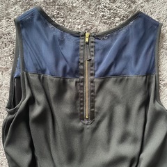 【超美品】胸元シースルー　ワンピースの画像