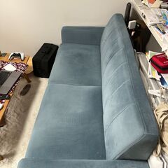 [10月19日迄] ニトリ 3人掛けソファ HM03S／布張り／北欧調カラーの画像