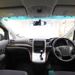 【オリジナル信用回復ローン対応可能　走行7万キロ台　最短１０日納車　車検整備付き】H26年式トヨタアルファード240S　ＥＴＣ　純正ナビ　フルセグＴＶ　Ｂｌｕｅｔｏｏｔｈ再生　バックカメラ　フリップダウンモニター　ドラレコ　両側パワースライドドア　純正１８インチアルミ　モデリスタフロントエアロパーツ　車検整備付きの画像