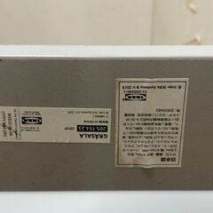 IKEA GRASALA イケア グレサーラ テーブル デスク 勉強机 グレー 北欧 シンプル 廃盤モデル 67x67x75 cm 【糸島市内 送料無料】251013-6の画像