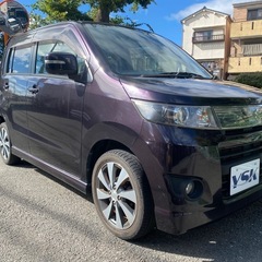 審査なし！誰でも分割購入可能！【大阪店】ワゴンRスティングレー　リミテッドII  パープルの画像
