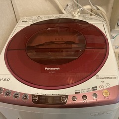 パナソニック　洗濯機　　NA-FS80H5の画像