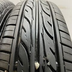 DUNLOP ENASAVE EC202 155/80R13 13インチ 夏タイヤ 4本 24年製 バリ溝 ヴィッツ パッソ ブーン プラッツ Kei等　(KTK613)クレジットカード QRコード決済可能の画像