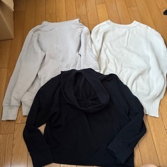 ユニクロ　GU パーカー　ニットの画像