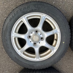 21年製 155/65r14 スタッドレス　ホイール付きの画像