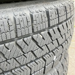 21年製 155/65r14 スタッドレス　ホイール付きの画像