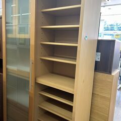 【リユ-スのサカイ広島石内店】ジモティ割！スライド扉食器棚/クリ-ニング済み/HG-7510/広島市 家具　佐伯区 家具　南区 家具　西区 家具　東区 家具　中区 家具　安佐南区 家具　安佐北区 家具　安芸区 家具　府中町 家具　海田町 家具　熊野町 家具　坂町 家具　廿日市市 家具																		 																		の画像