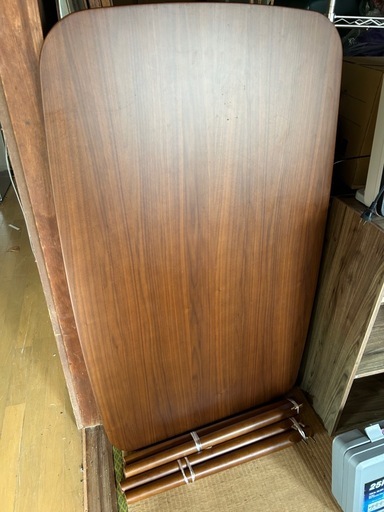 美品✨タンスのゲン ダイニングテーブル ウォールナット 天然木 突板