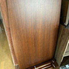 美品✨タンスのゲン ダイニングテーブル ウォールナット 天然木 突板の画像