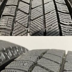 走行短め【BS BLIZZAK VRX3 195/65R15】スタッドレス【ECO FORME SE-20 15インチ 6J5HPCD100+43】22年製 カローラツーリング等 　(KTB340)クレジットカード QRコード決済可能の画像