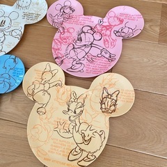ディズニー　メラミンプレート　ランチプレート　ミッキー  ミニー　ドナルド　デイジー　4枚セットの画像