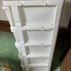 衣類収納付きハンガーラックの画像